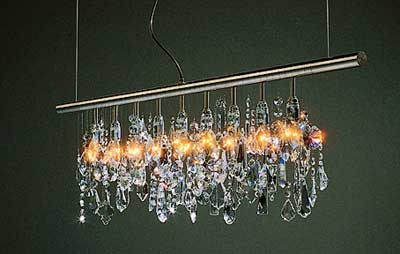 水晶吊燈 冷艷絕世仙子(圖)