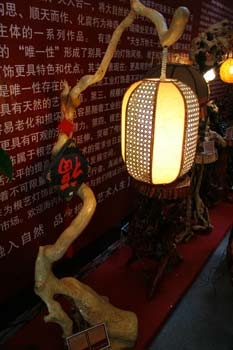 根藝燈飾將藝術(shù)延伸到極致(組圖一)